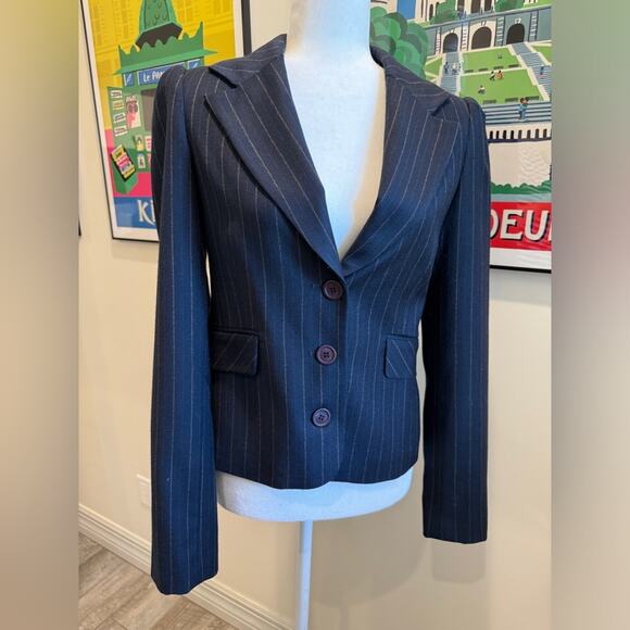 Juicy Couture Striped Women’s Blazer - Size M - Picture 1 of 7